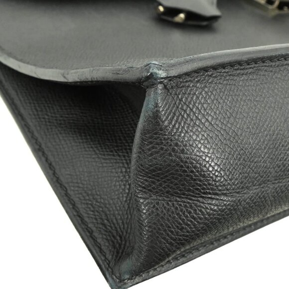 Hermes Black Vache Liegee Sac a Depeches 41 Briefcase - Picture 5 of 10